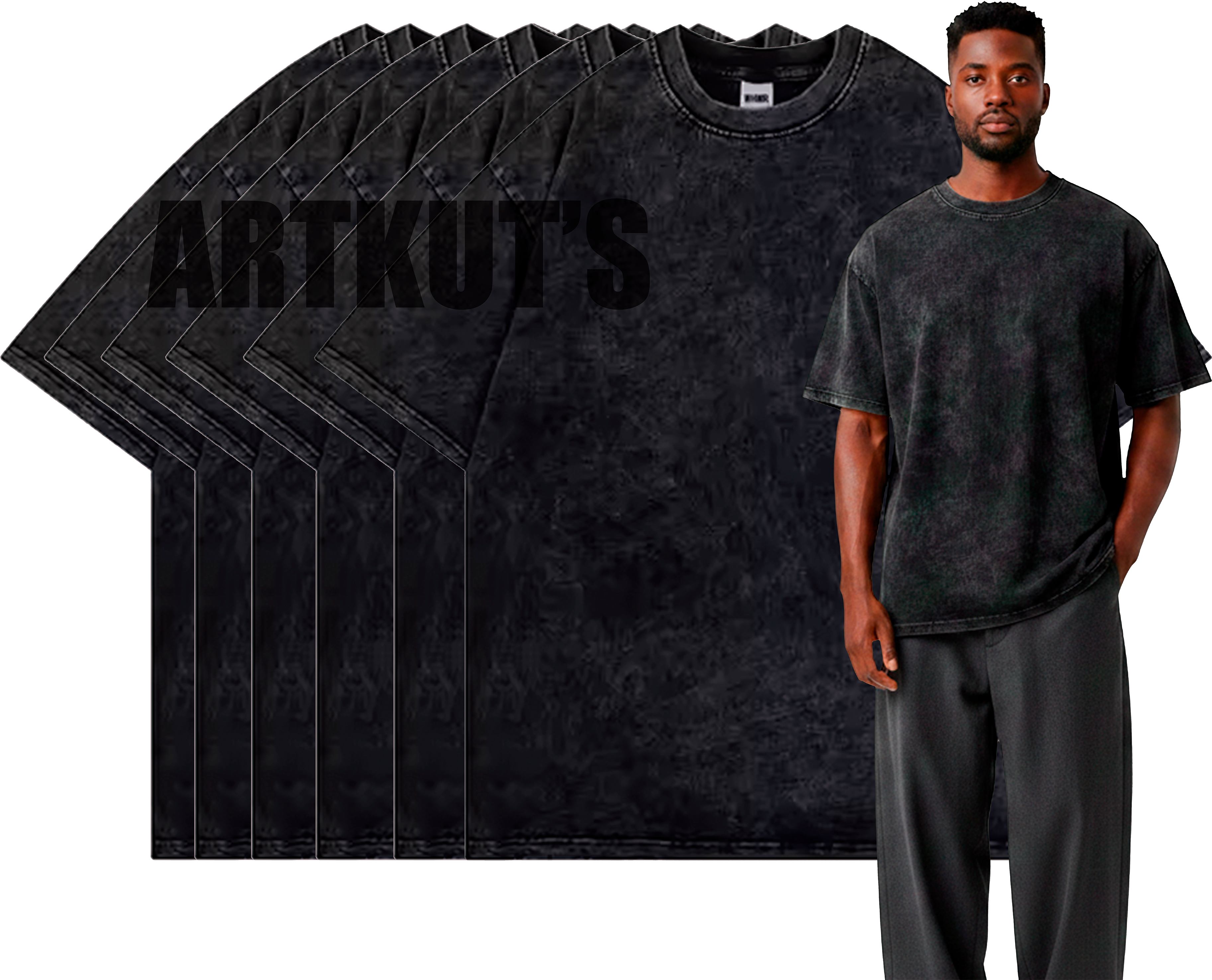 Pack Essential Street- Oversize Acid Wash
