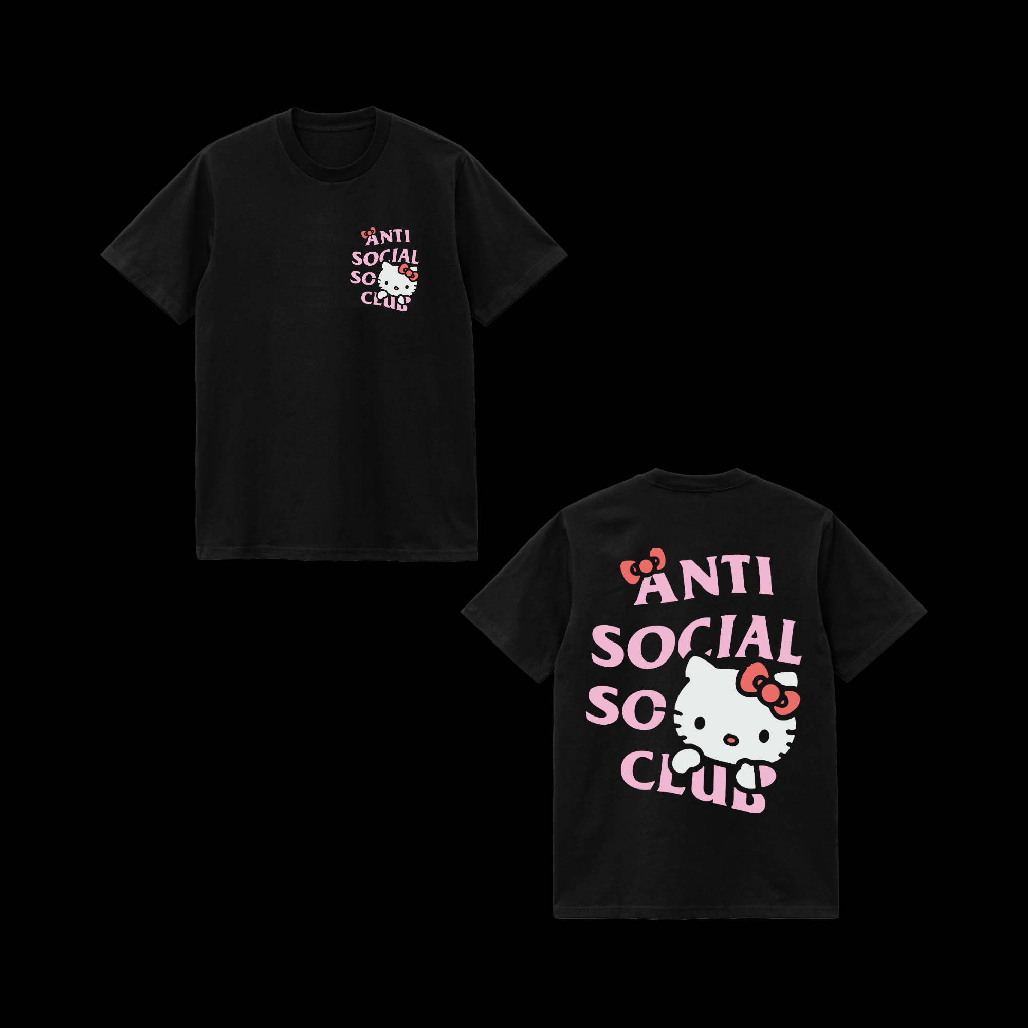 Camiseta "Soft Rebellion" – Edición Hello Kitty x AntSocial